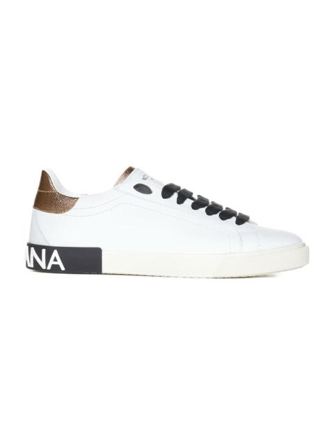 Dolce & Gabbana Portofino Leather Sneakers