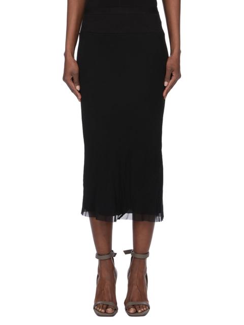 Rick Owens KNEE BIAS SKIRT