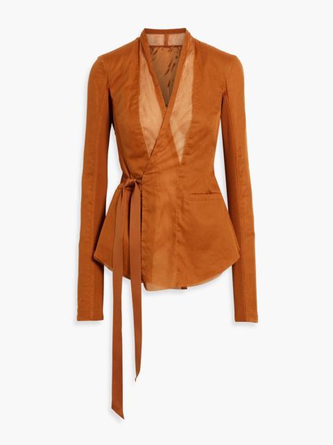 Rick Owens Hollywood cotton-organza jacket