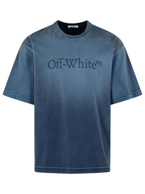 Off-White Off-White 'Laundry Skate' Light Blue Cotton T-Shirt Men