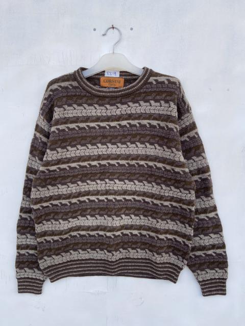 Other Designers Italian Designers - Corsini Italia Coogi Style Sweatshirt