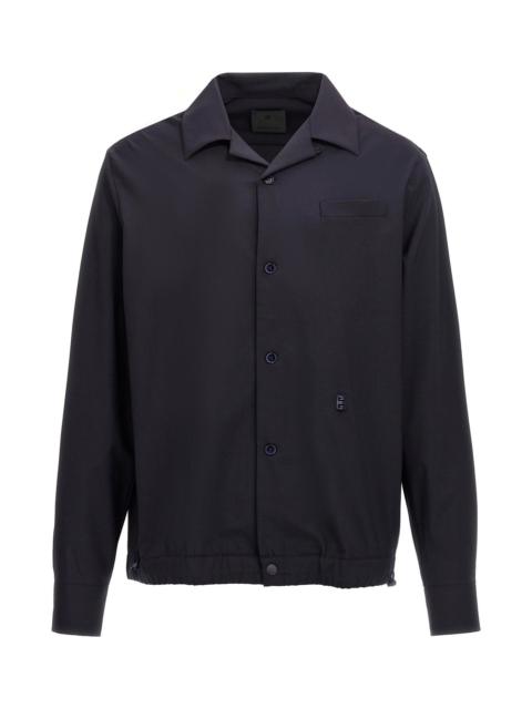 Givenchy Givenchy Men Logo Plaque Shirt