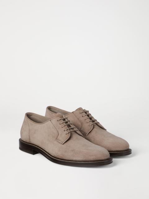 Brunello Cucinelli Reversed calfskin Derbys