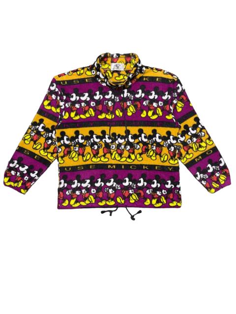 Other Designers Vintage Disney Mickey Mouse Fleece All Over Print