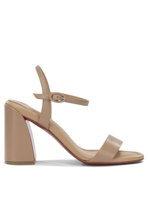 Christian Louboutin Christian Louboutin Miss Jane 85mm Beige Women