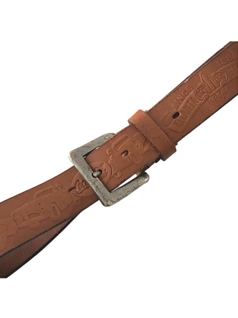 Other Designers Vintage - Authentic Vintage Coca-Cola Coke Engrave Promo Leather Belt