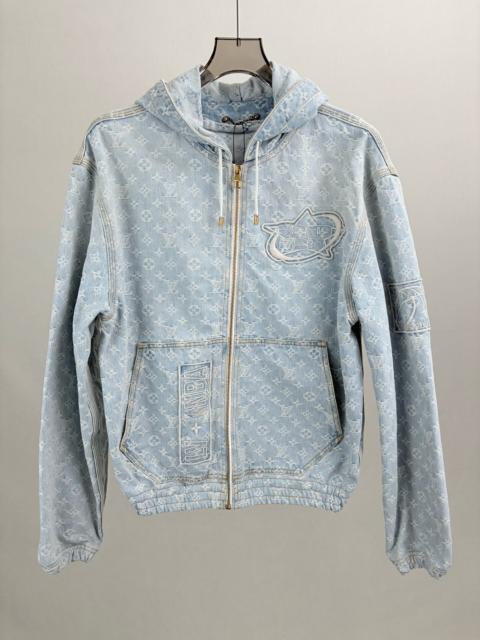 Louis Vuitton LOUIS VUITTON LV x NBA collaboration monogram denim jacket