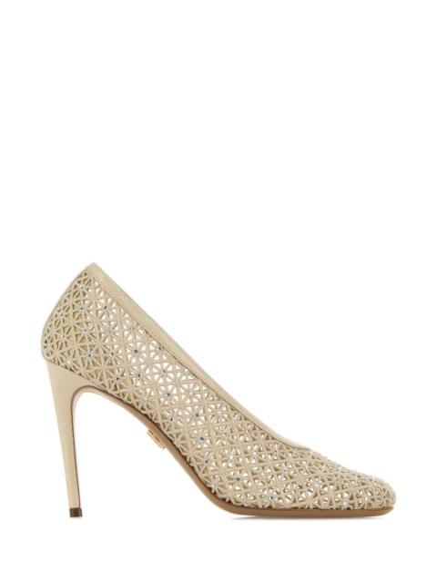 FERRAGAMO Salvatore Ferragamo Women Sand Mesh Sol 95 Pumps