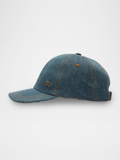 Burberry EKD Denim Baseball Cap