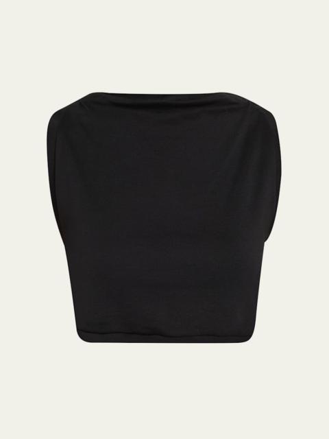 A.L.C. Mae Cropped High-Neck Top