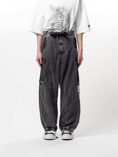 Maison MIHARAYASUHIRO Cotton Satin Cargo Pants
