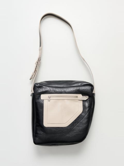 Kiko Kostadinov KIKO KOSTADINOV DEULTUM LEATHER BAG BLACK / BEIGE