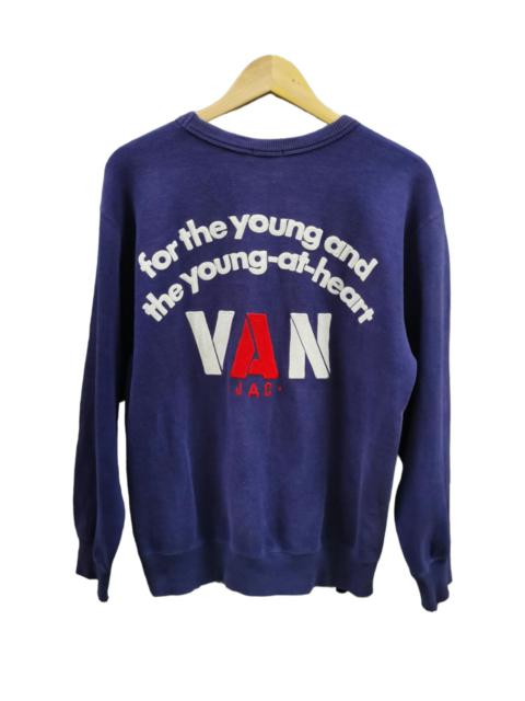 Other Designers Vintage - VAN JAC SWEATSHIRT CREWNECK NAVY BLUE