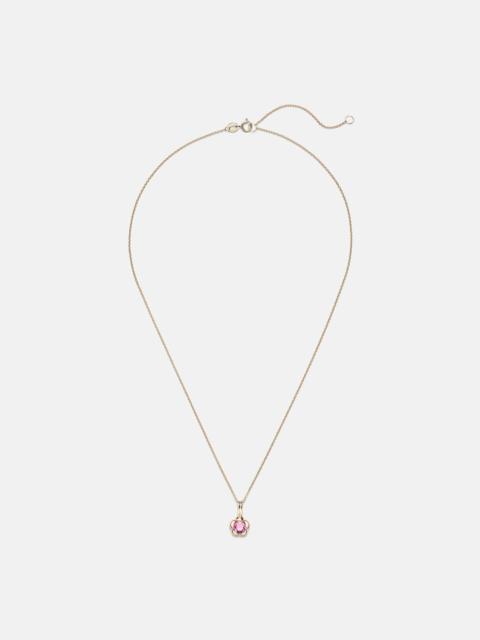 STONE AND STRAND Festival 14kt gold necklace with tourmaline