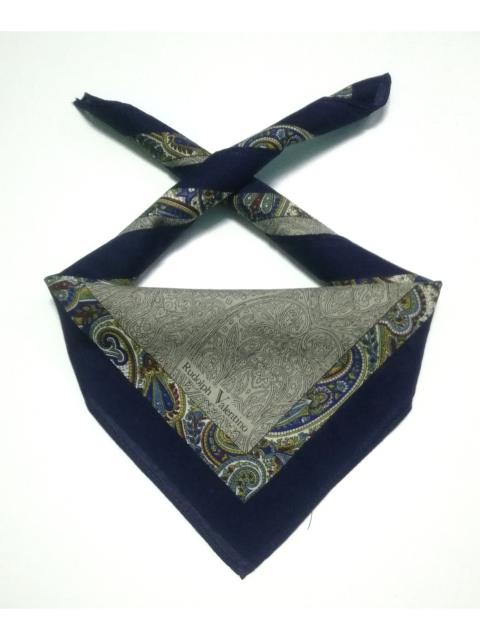 Valentino Rudolph Valentino bandana handkerchief Paisley Design