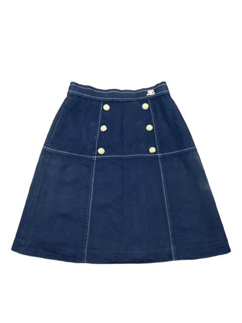 Other Designers Vintage - Vintage Courregs Paris Skirt Blue Colour