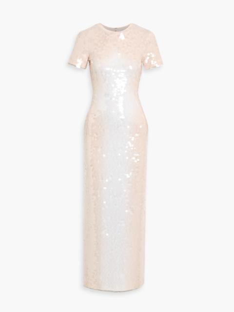 Sportmax Ranghi sequined jersey maxi dress