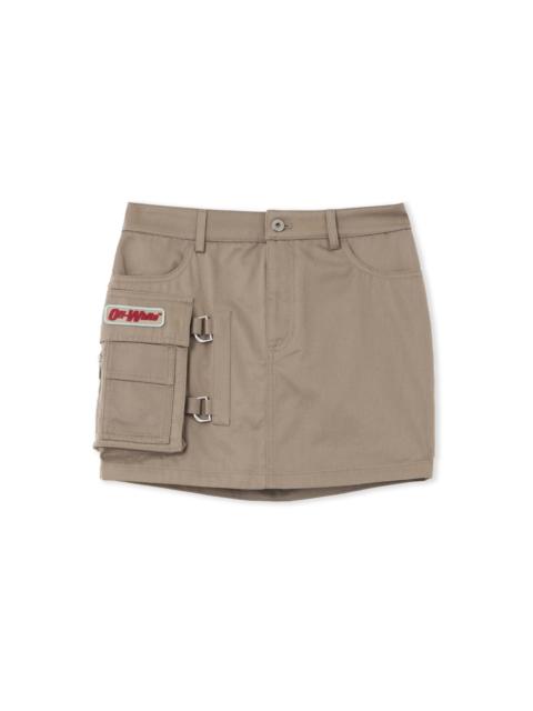 Off-White Pocket Mini Skirt