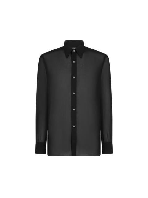 TOM FORD COTTON VOILE FLUID FIT SHIRT