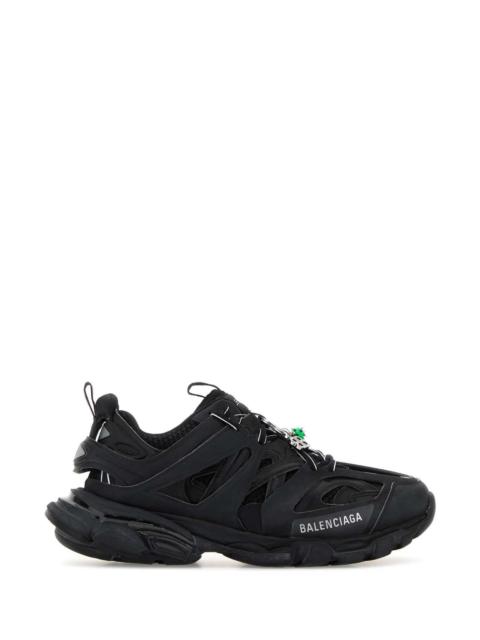 BALENCIAGA Balenciaga Women Black Mesh And Rubber Track Sneakers