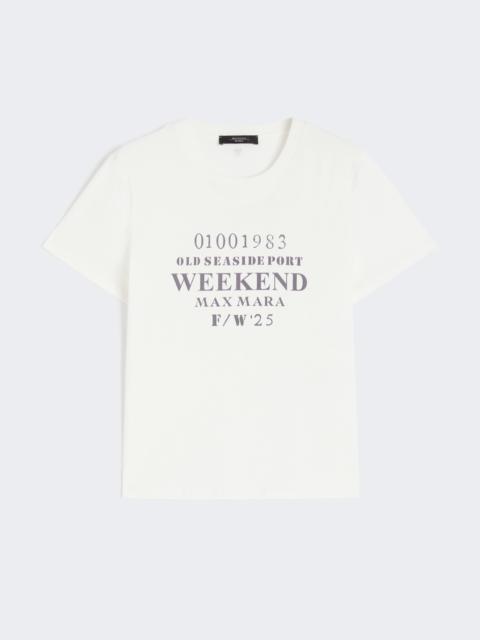 WEEKEND Max Mara GUGLIA Pure cotton T-shirt