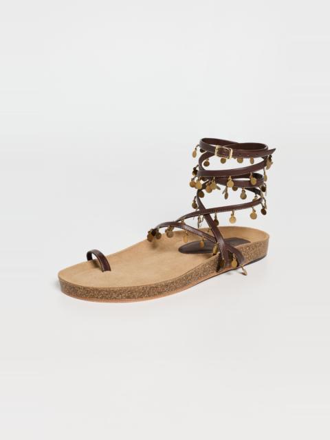 Johanna Ortiz Chocolate Serenade Swim Sandals
