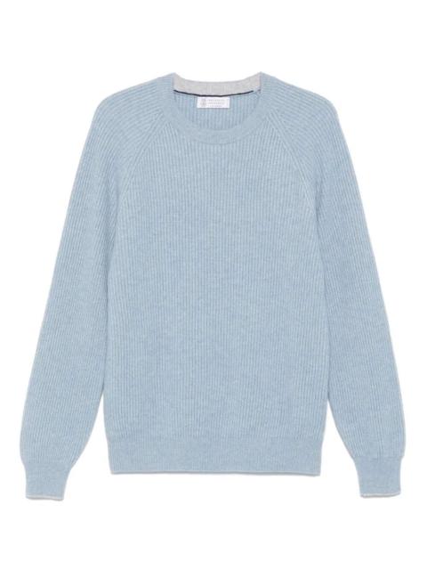 Brunello Cucinelli Brunello Cucinelli Men English Rib Knit Sweater