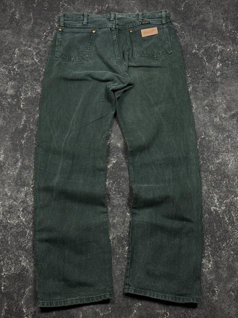 Other Designers Rare Vintage 90s Wrangler Made In USA Green Denim Jeans