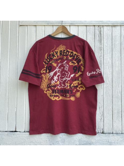 Other Designers Vintage Faded Y2K Ted Company Lucky Red Devil Rare Tee