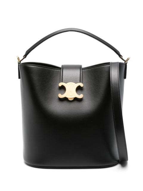 CELINE Celine Women Louise Leather Bucket Bag