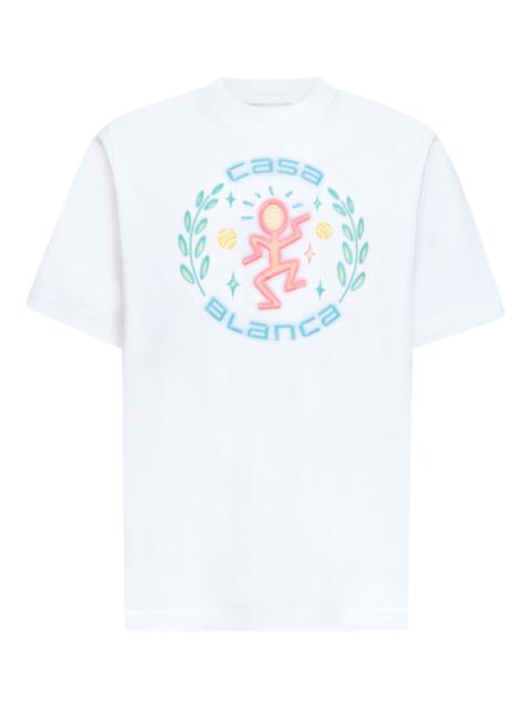 CASABLANCA Casablanca Men White Dance Joy T-Shirt