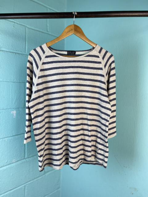 Other Designers Issey Miyake - Final Home Stripe Three quarter Tee