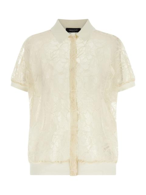 FABIANA FILIPPI Organza Lace Cardigan