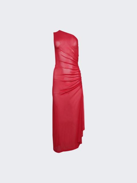Givenchy One Shoulder Dress Raspberry