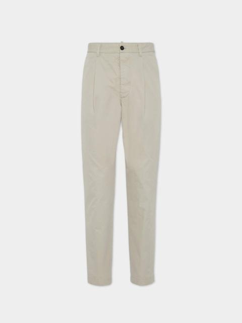 DSQUARED2 ONE PLEAT COTTON PANT