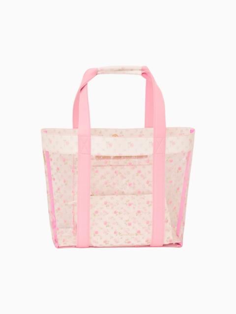 LoveShackFancy Marjorie Ditsy Floral PVC Tote