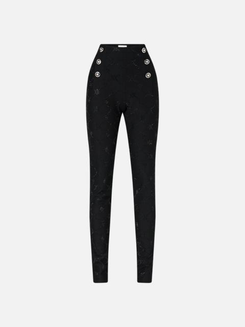 CAMILLA BUTTON EMBELLISHED PONTE PANT