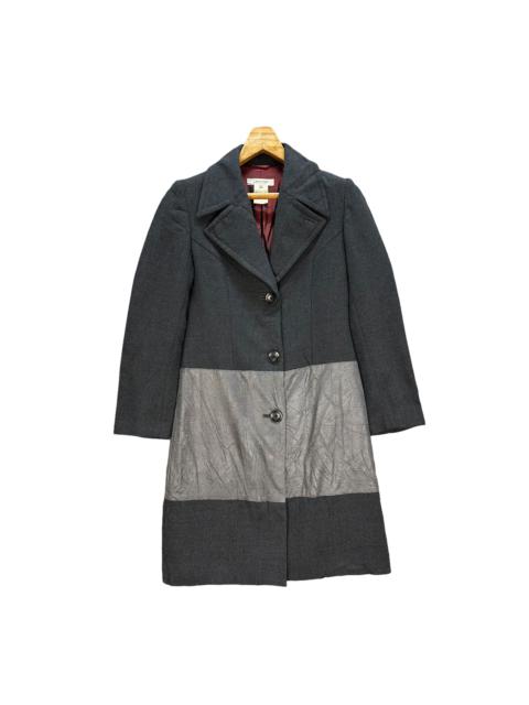 Other Designers Japanese Brand - Vintage Ingrid Van de Wiele Hybrid Wool Overcoat #A25-0560