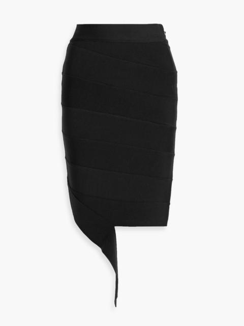 Other Designers Alma draped bandage skirt