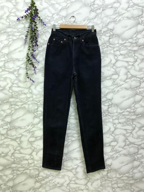 Other Designers Vintage 90s Levi's Skinny Super Black Denim Jean