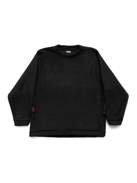Kapital Reverse Fleece BIG SWT - Black