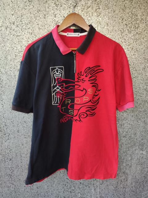 Other Designers Japanese Brand - Kansai Yamamoto polo t shirt Kansai sport half zipper