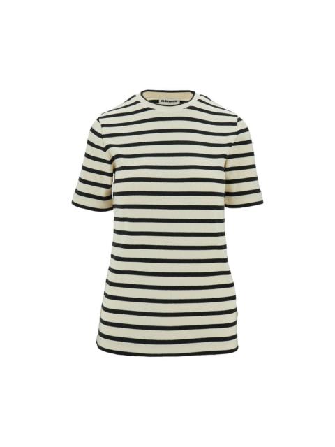 Jil Sander STRIPED COTTON T-SHIRT