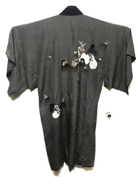 Other Designers Japanese Brand - Vintage 70’s Silk Kimono kamehameha geisha Hand Painted