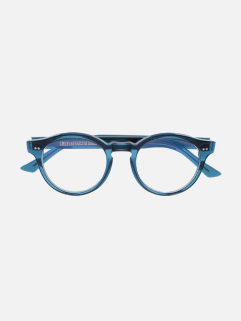 CUTLER AND GROSS 1378 BLUE LIGHT FILTER OPTICAL ROUND GLASSES