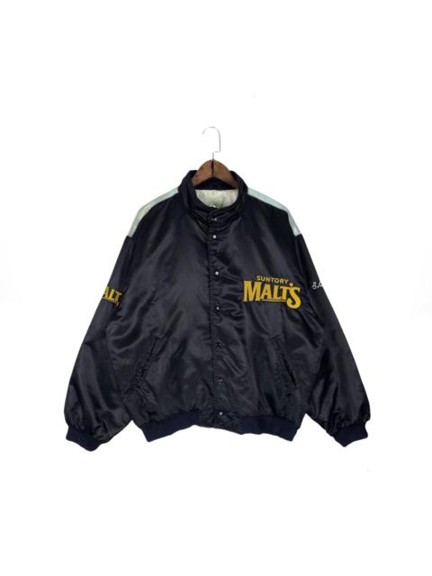Other Designers Japanese Brand - Vintage Suntory Malt’s Baseball Team Bomber Jacket