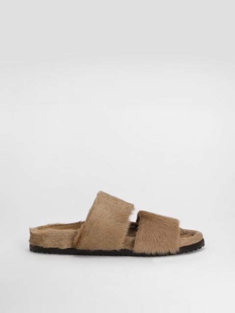 Dolce & Gabbana DG Casual kid goat sandals