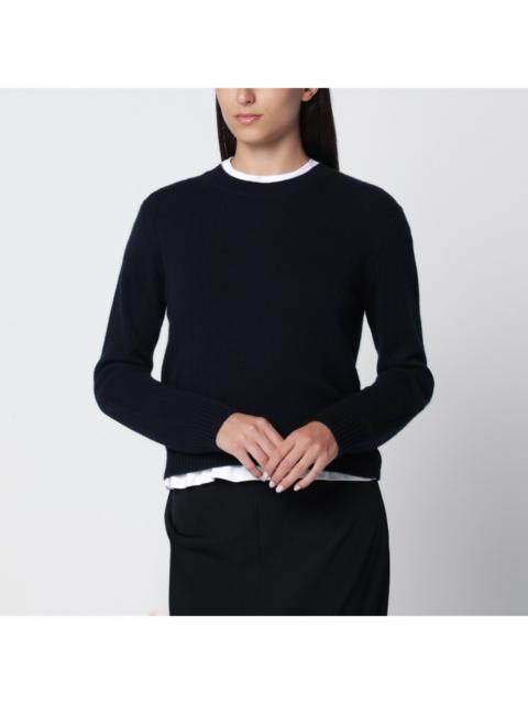 LISA YANG Lisa Yang Mable Crew-Neck Sweater In Navy Cashmere Women