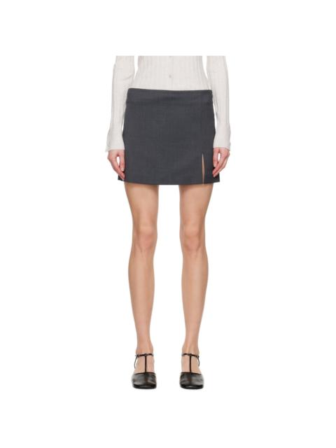 FILIPPA K Gray Tailored Miniskirt