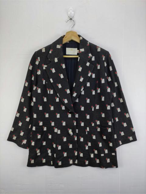 Other Designers Print All Over Me - Vintage Coat Blazers Jacket Kurone